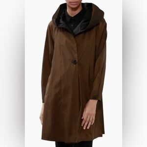 Donatella Reversible Hooded Raincoat